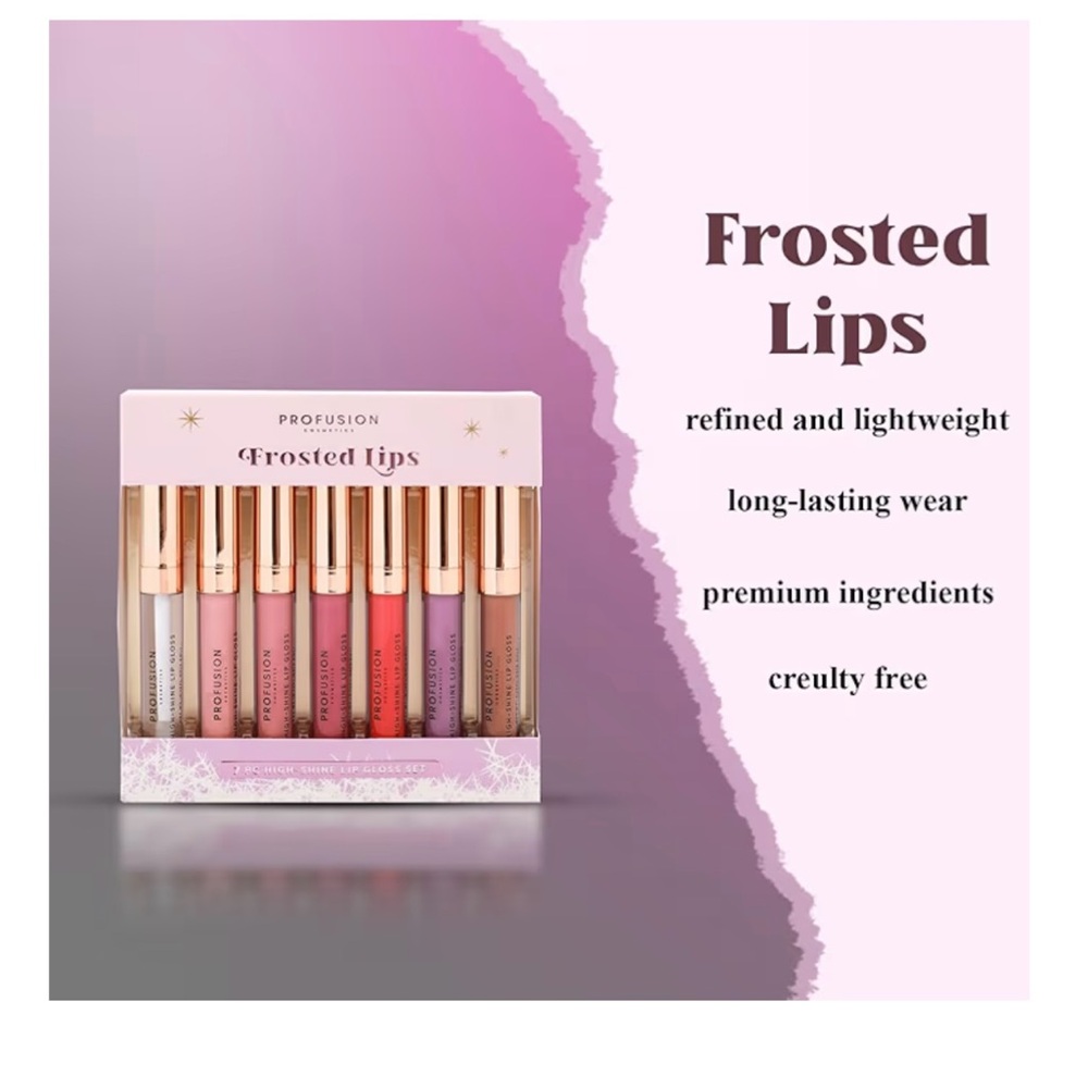 New- Profusion Vegan Shimmery Lipstick Trio – Coral, Bronze, Lavender